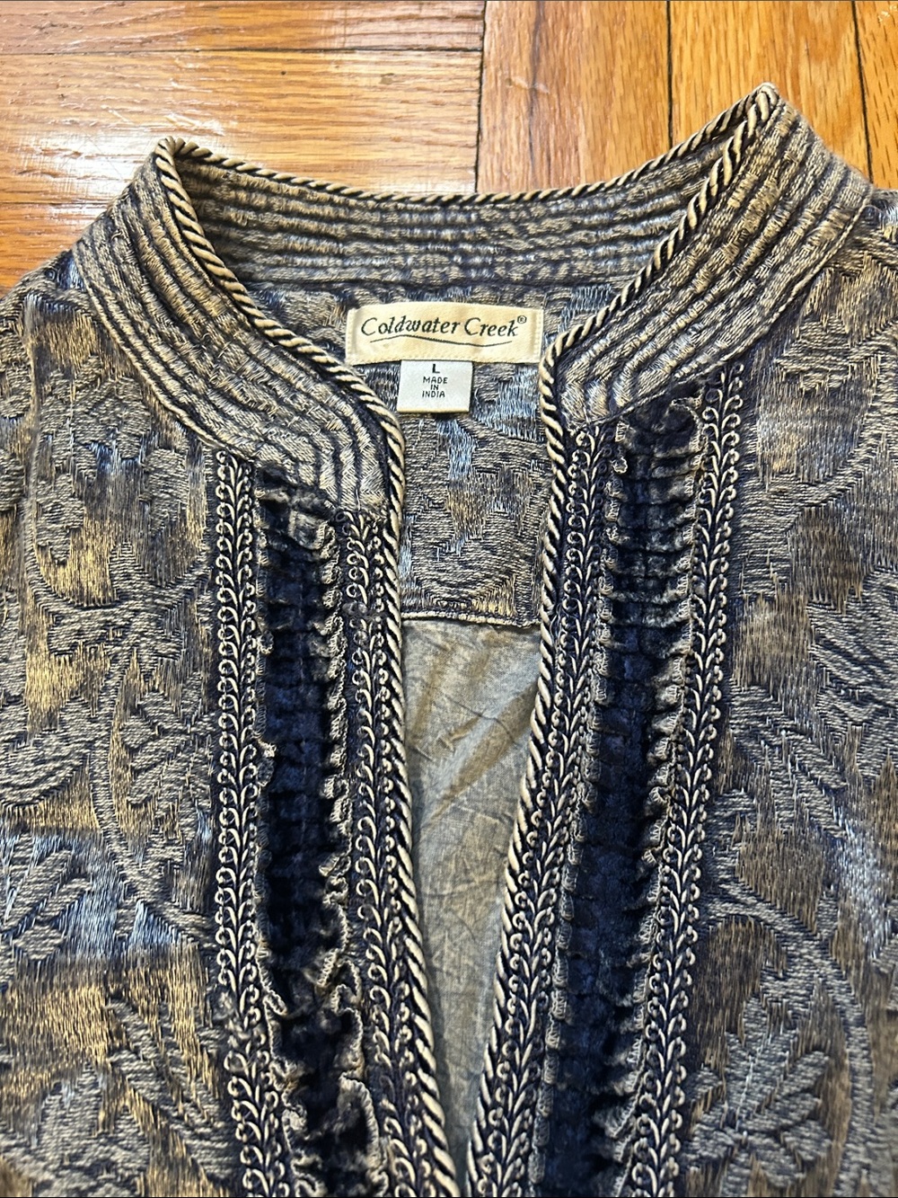 Jacquard Jacket by Coldwater Creek - Picture 3 of 3